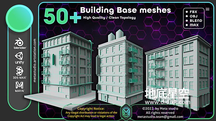 3D模型-楼房建筑模型