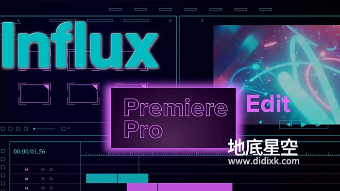 AE/PR插件-直接导入编辑MKV/MOV/FLV格式素材视频解码器 Influx v1.2.0 Win