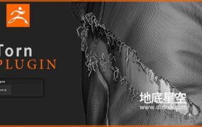 ZBrush插件-布料撕裂 Torn It