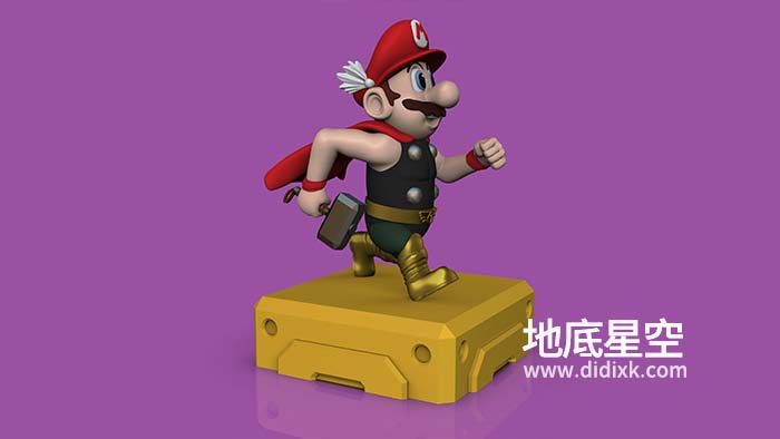 3D模型-马里奥雷神3D打印模型