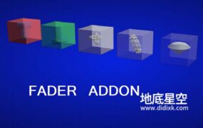 Blender插件-三维模型透明度控制 Fader V1