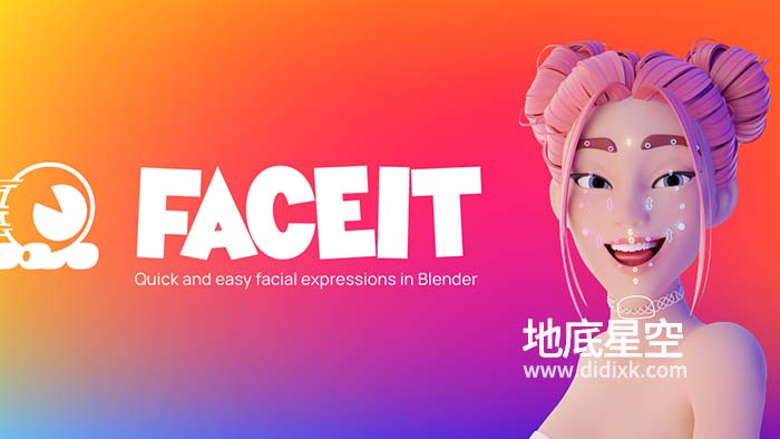 Blender插件-手机人像面部动作捕捉 Faceit V2.1.2