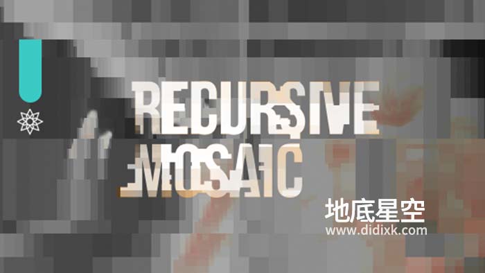 AE/PR插件-中文汉化版马赛克网格像素化视觉效果 Recursive Mosaic v1.2.1 Mac/Win