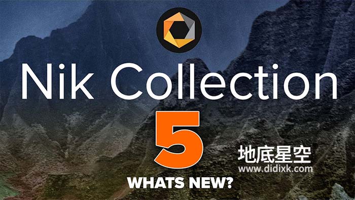 中文版PS插件-胶片调色降噪锐化HDR图像处理特效滤镜Nik Collection V5.3.0 Win/Mac