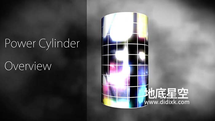 AE插件-带能量光效控制的图像3D弯曲圆柱 Power Cylinder v1.1.6 Win