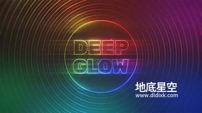 AE插件-中文汉化版漂亮真实高级辉光发光特效 Deep Glow v1.5.4 Win