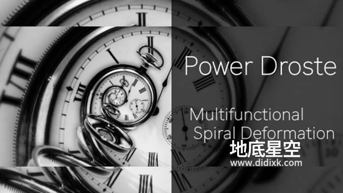 AE插件-螺旋变形无限循环视觉特效 Power Droste V1.0.0 Win+使用教程