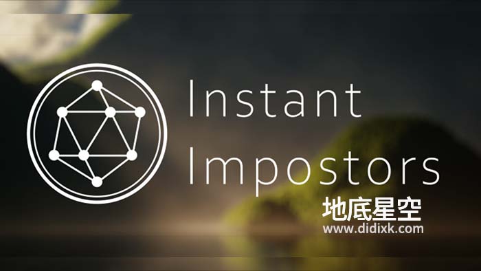 Blender插件-高精度模型转低精度加速渲染 Instant Impostors V1.0 – One-Click Impostor Generation