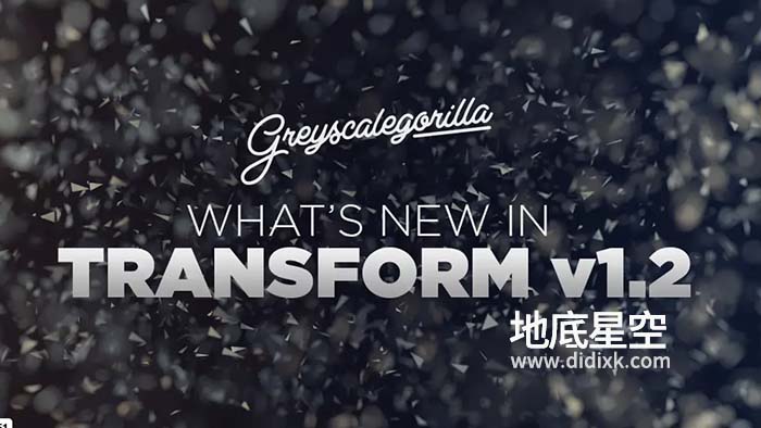 C4D插件-GSG灰猩猩超强破碎变形动画 GreyscaleGorilla Transform v1.231S + SuperText