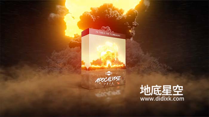 视频素材-150个世界末日灾难海啸龙卷风陨石爆炸电影特效场景视觉特效动画