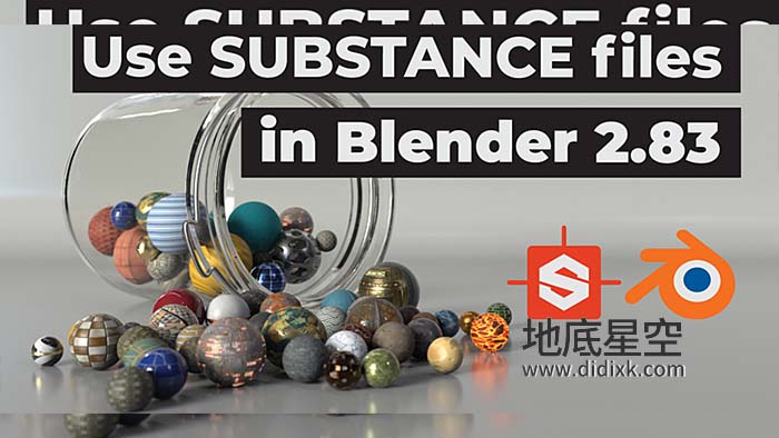 Blender插件-使用Blender软件打开Substance文件的插件 Xolotl Substance V2.1.4