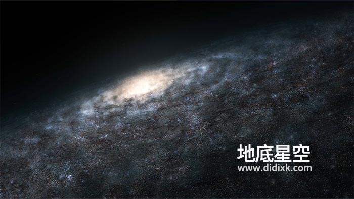 视频素材-4K震撼的银河星空粒子素材