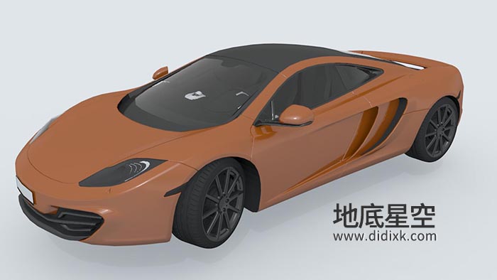 3D模型-2011款迈凯轮赛车C4D模型