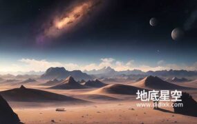 广阔的科幻太空殖民地图