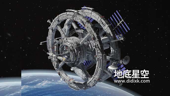 3D模型-高精度宇宙空间站模型