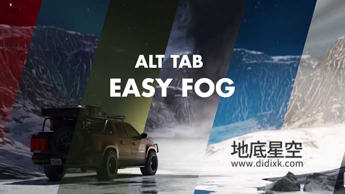 Blender插件-三维体积雾生成器 Alt Tab Easy Fog v1.0.0