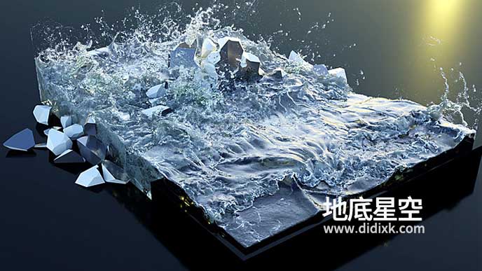 Blender插件-水花液体流体模拟 FLIP Fluids v1.6.4