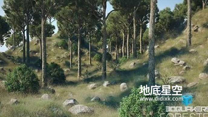 C4D插件 花草树木森林植物生成器 Forester v1.5.4 Win+Expansion Pack V1+2预设包