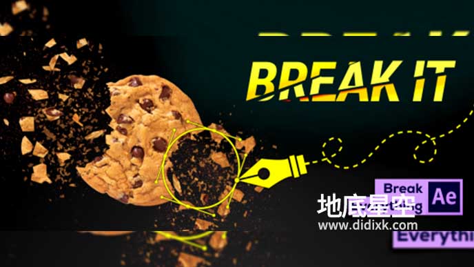 AE脚本-自定义爆炸粉碎破碎动画效果 Break It! V1.1.2+使用教程