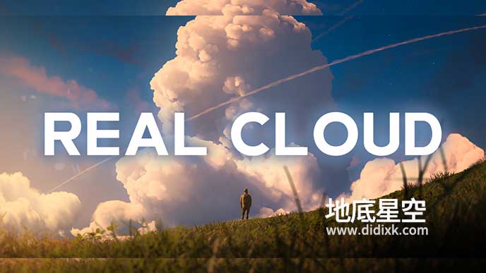 Blender预设-逼真三维体积云朵工具 Real Cloud 1.0 Cloud Generator+预设库