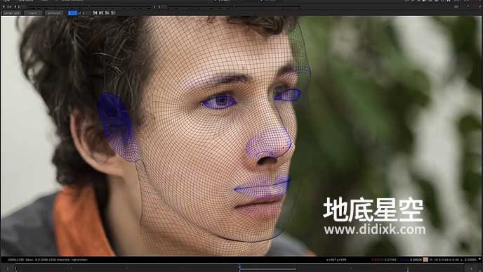 Nuke插件-从图片制作面部头部3D建模 KeenTools FaceBuilder v2023.2.0 Win