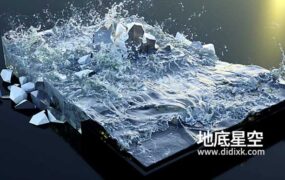 Blender插件-水花液体流体模拟工具插件+预设 FLIP Fluids v1.7.3 Assets + Mixbox + Presets