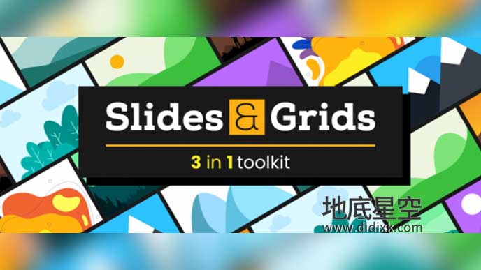 AE脚本-创建动态网格幻灯片视频墙展示动画 Slides & Grids V1.2.0+使用教程