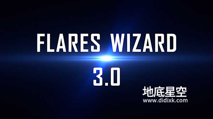 Blender插件-镜头光晕耀斑特效 Flares Wizard V3.1.1