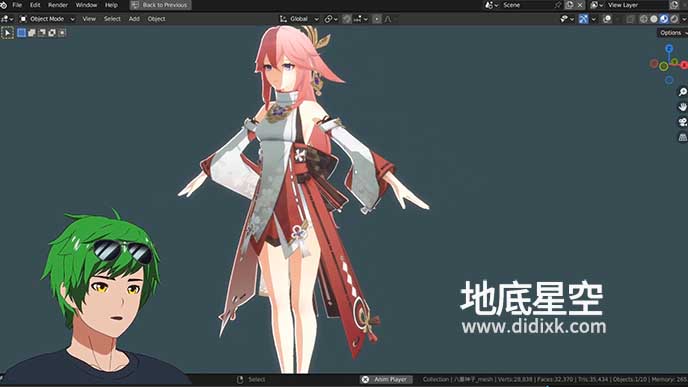 Blender插件-卡通漫画渲染引擎插件 Goo Engine V4.0.3 + 使用教程