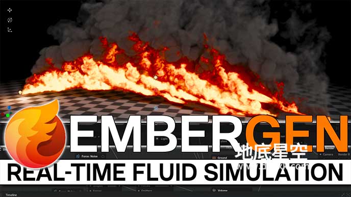 烟雾火焰爆炸特效模拟制作软件 EmberGen V1.1.0