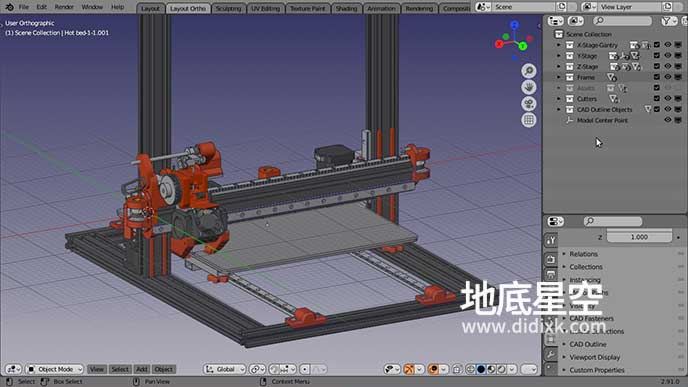 Blender插件-Blender CAD工业建模插件 Blender CAD Tools