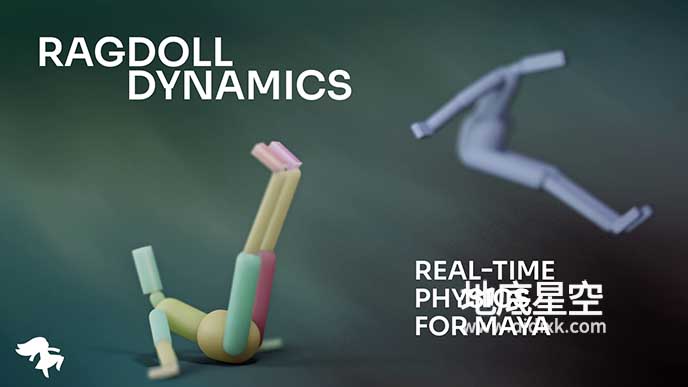 Maya/Blender插件-实时物理解算器插件 Ragdoll Dynamics Unlimited V2024