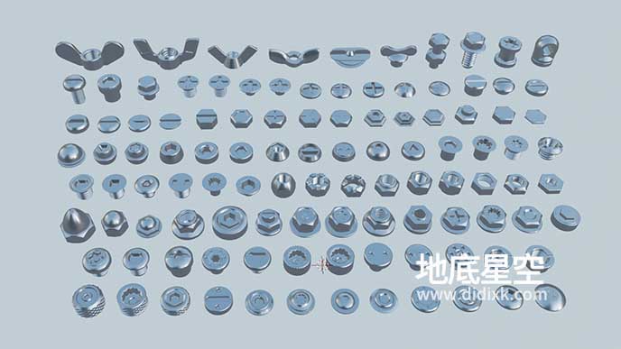 3D模型-螺丝合集
