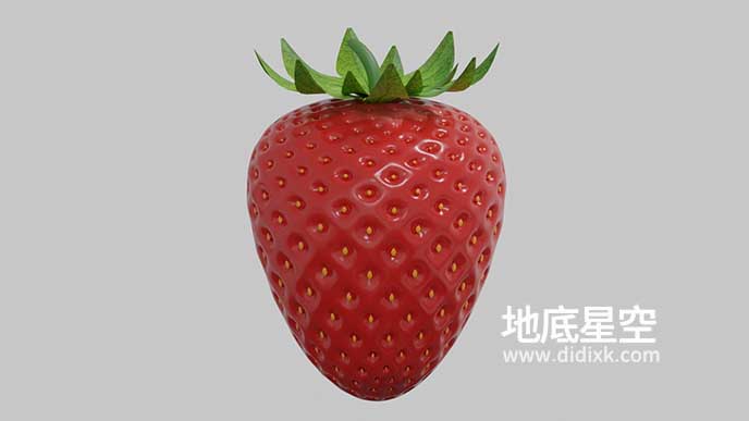 3D模型-草莓模型