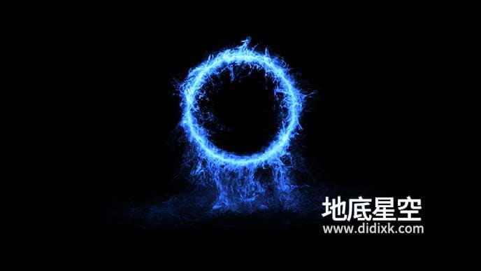 视频素材-传送门大型魔法团