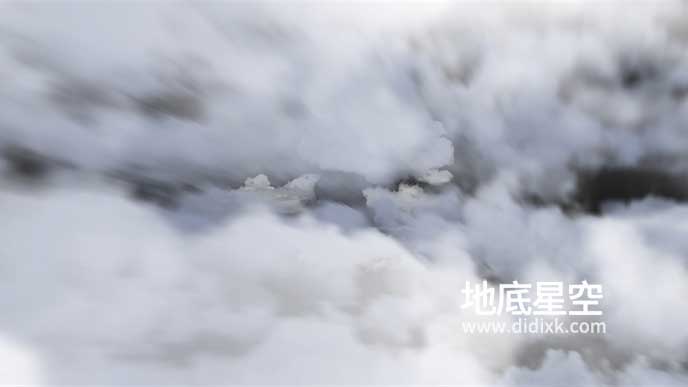 视频素材-穿越云层视频