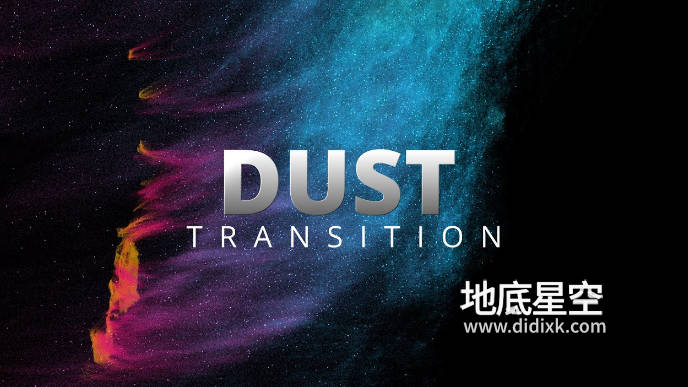 AE插件-粉尘粒子消散溶解转场过渡特效 Dust Transition V1.0.1 Win