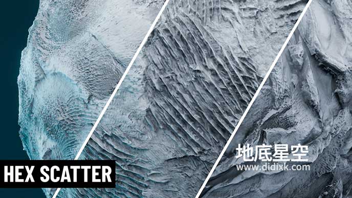 Blender插件-纹理散布置换工具 Hex Scatter V1.5