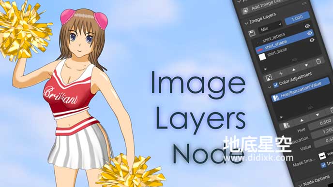 Blender插件-多张图片混合工具 Image Layers Node V1.3.1