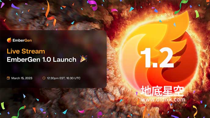 实时模拟烟雾火焰爆炸流体特效三维软件 EmberGen Enterprise v1.2.4 Win