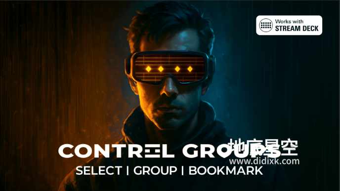 AE脚本-高效率时间线图层分组管理工具 Control Groups V1.5.0 Win/Mac