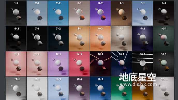 Blender预设-三维场景灯光资产 FlippedNormals – Portfolio Kit