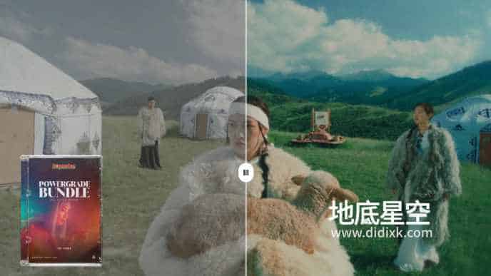 达芬奇预设-电影级胶片风格视频调色预设 The Powergrade Bundle