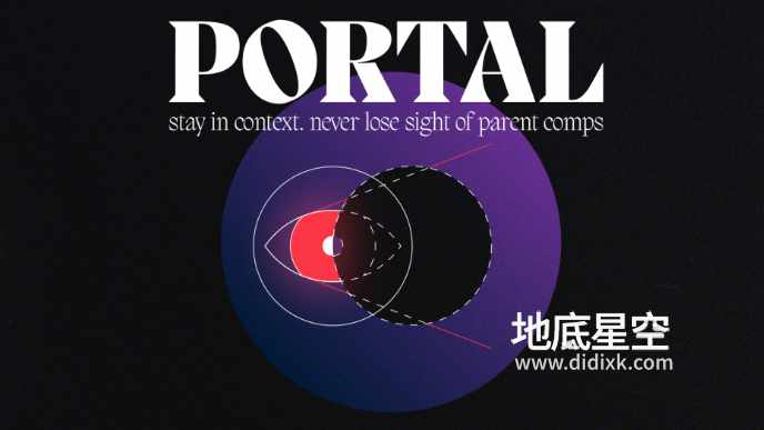 AE脚本-实时预览修改预合成 PORTAL V1.1.1 含使用教程