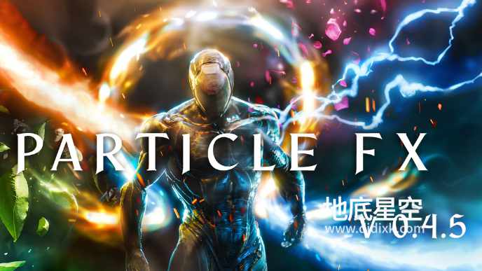 Blender预设-火焰闪电火花粉尘魔法粒子特效预设 Omega Particle FX V0.4.5