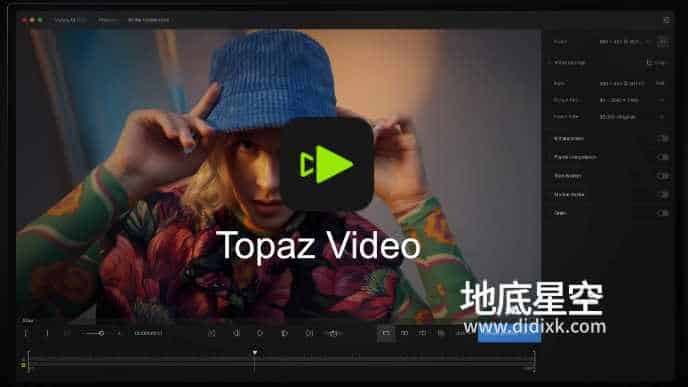 视频无损放大画质修复增强软件 Topaz Video Pro v1.2.2 Win/Mac
