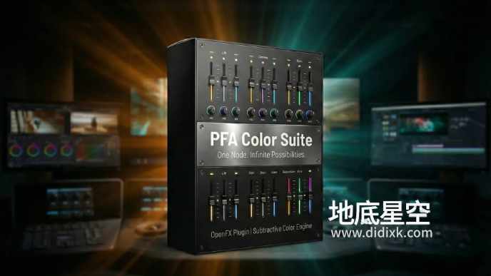 达芬奇插件-视频智能调色插件 PFA Color Suite v7.2.6 Win