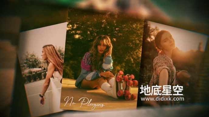 PR模板-唯美温馨的家庭纪念日图片照片幻灯片动画