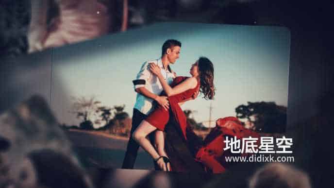 PR模板-唯美温馨的婚礼写真图片照片幻灯片动画