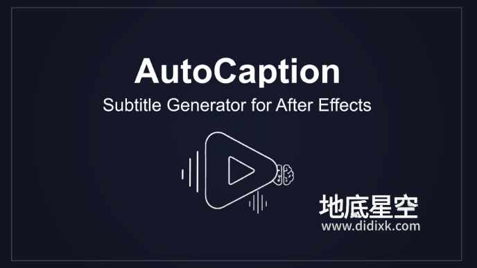 AE脚本-根据视音频自动生成字幕脚本 Aescripts AutoCaption V2.6.0 AE脚本-根据视音频自动生成字幕脚本 Aescripts AutoCaption V2.6.0